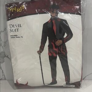 Spirit Red and Black Devil Costume Halloween